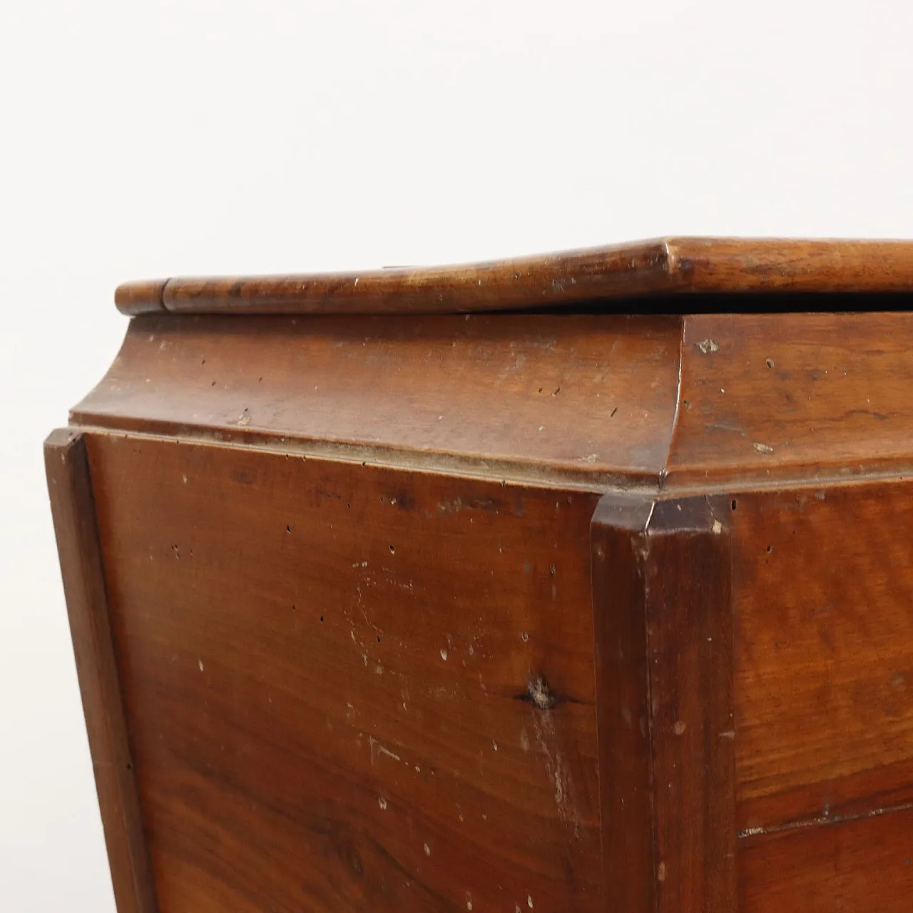 Cassapanca Luigi Filippo in noce massiccio, '800 4