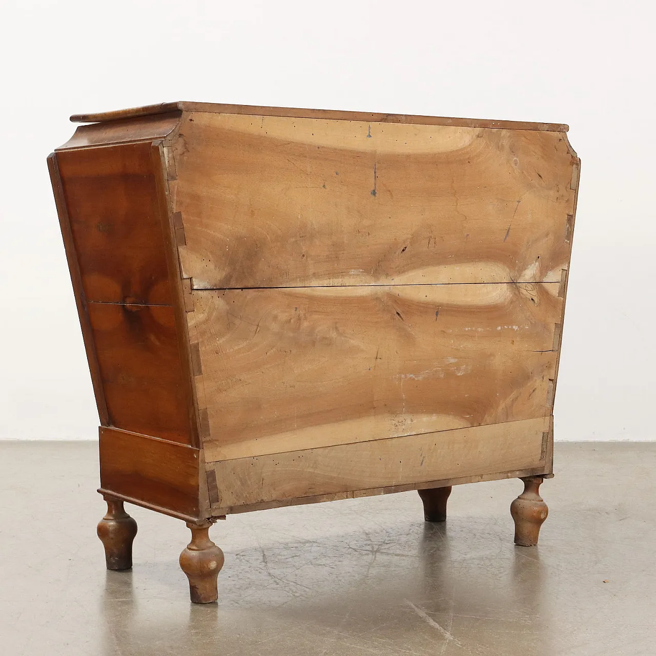 Cassapanca Luigi Filippo in noce massiccio, '800 7