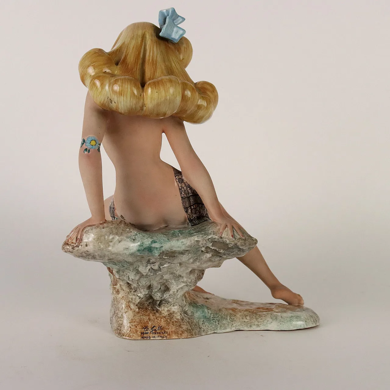 Tiziano Galli, Nudo femminile, scultura in ceramica, anni '50 9