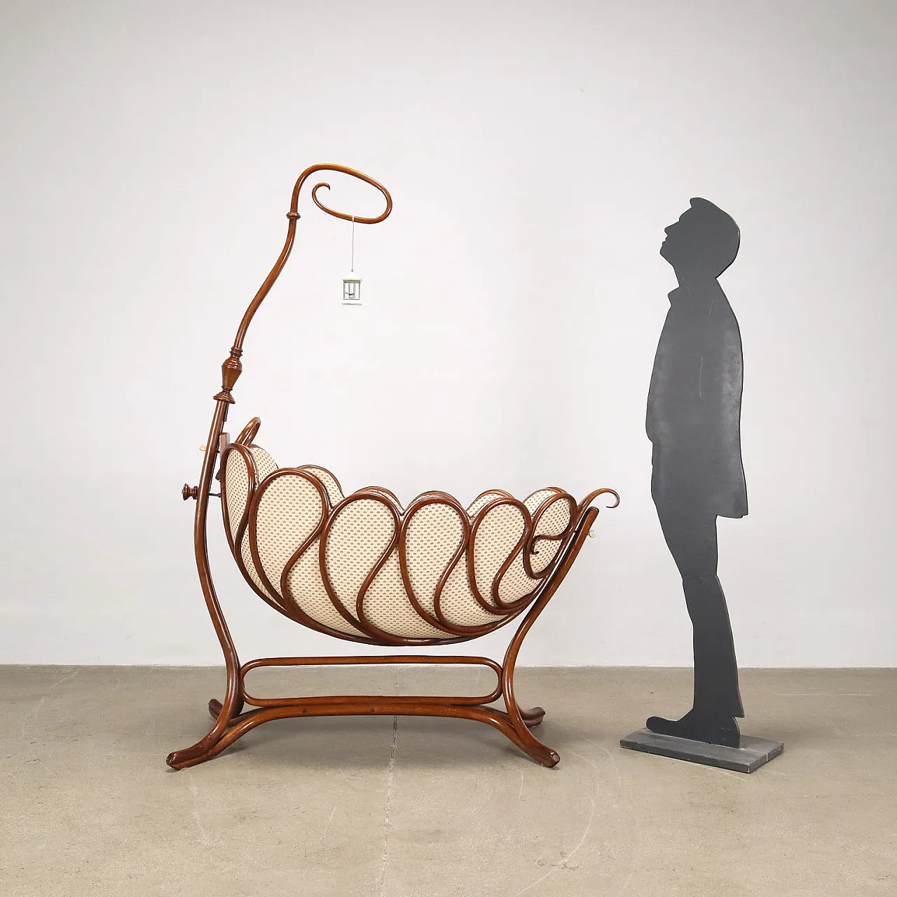 Culla a dondolo Liberty in faggio di Jacob e Josef Kohn, '800 2