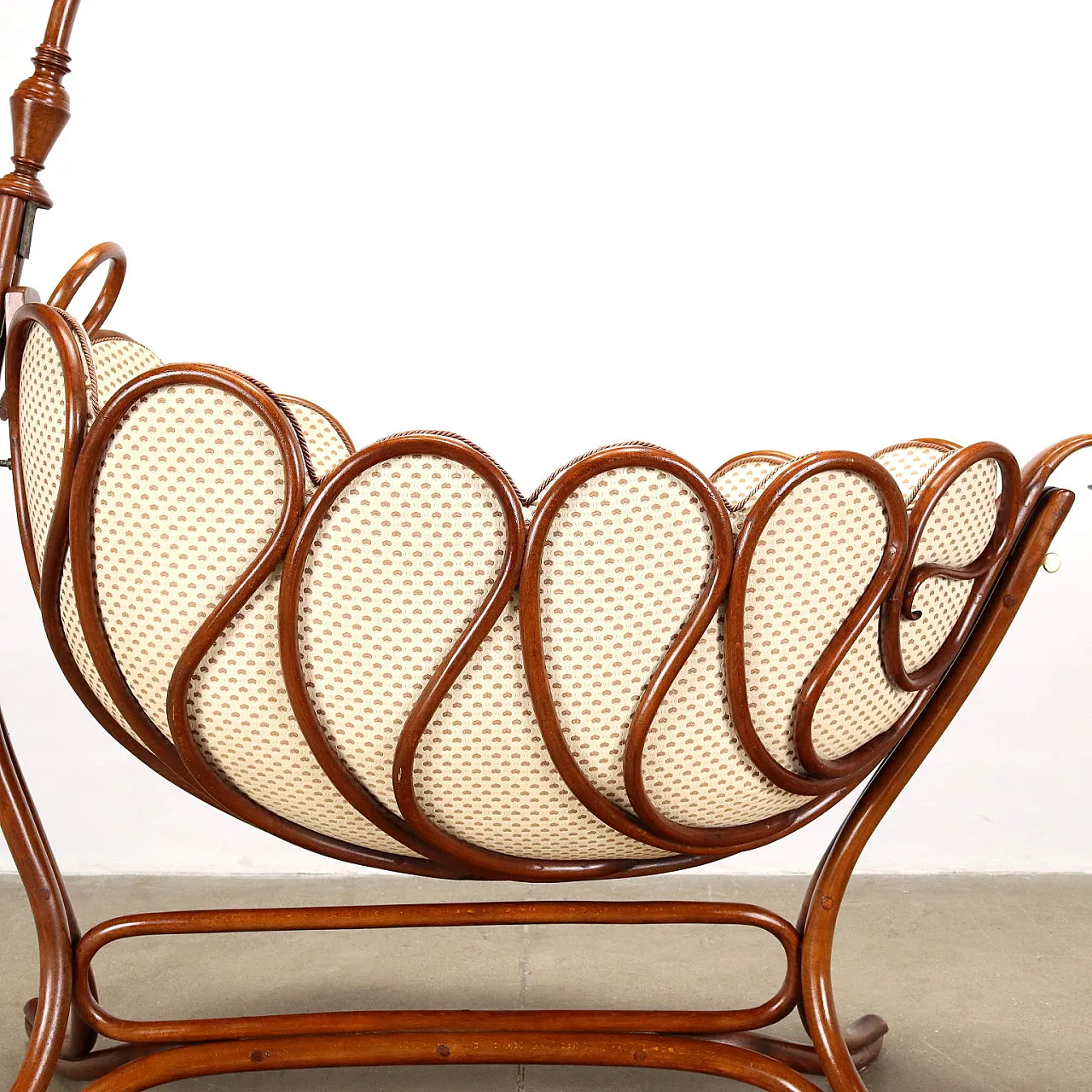 Culla a dondolo Liberty in faggio di Jacob e Josef Kohn, '800 6