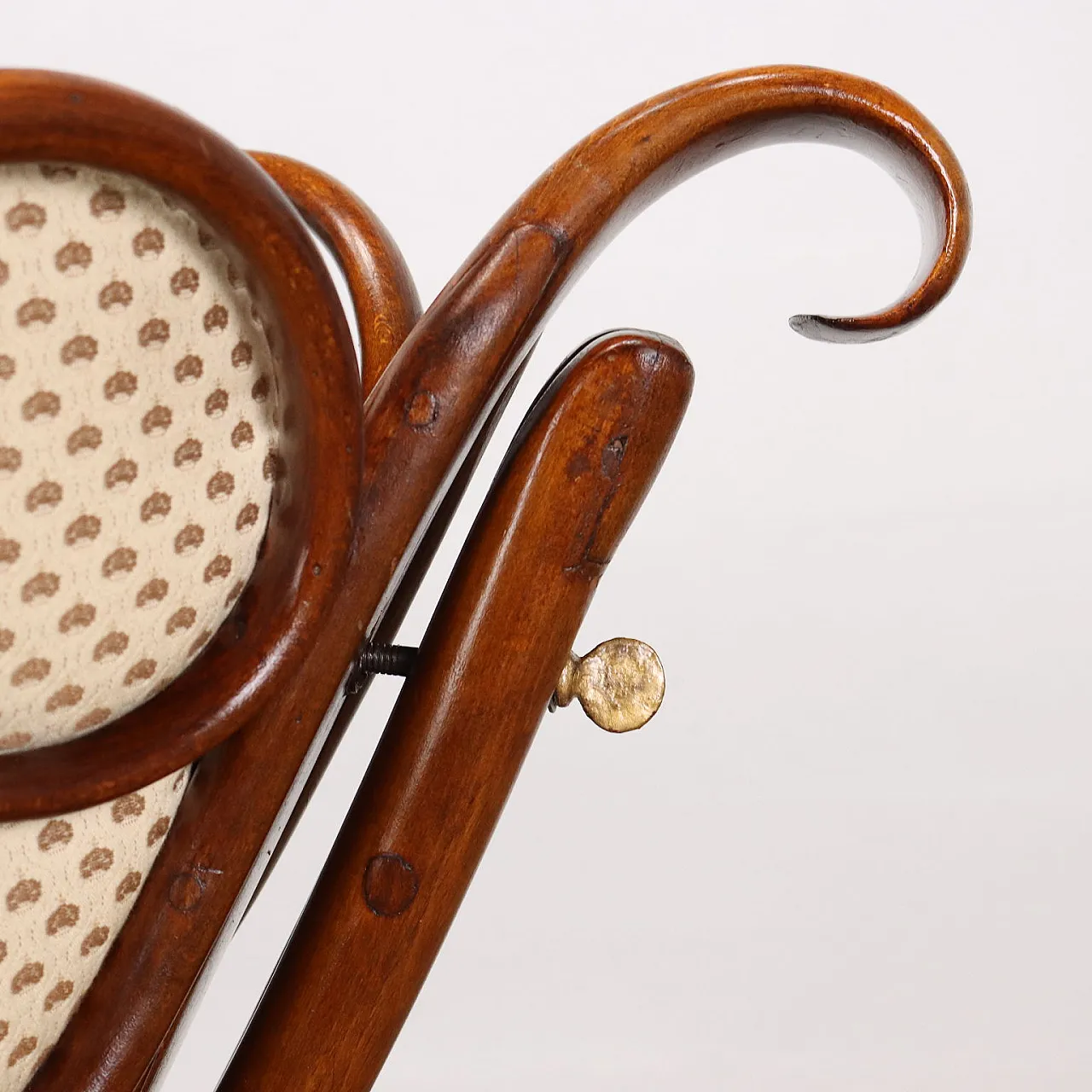 Culla a dondolo Liberty in faggio di Jacob e Josef Kohn, '800 10