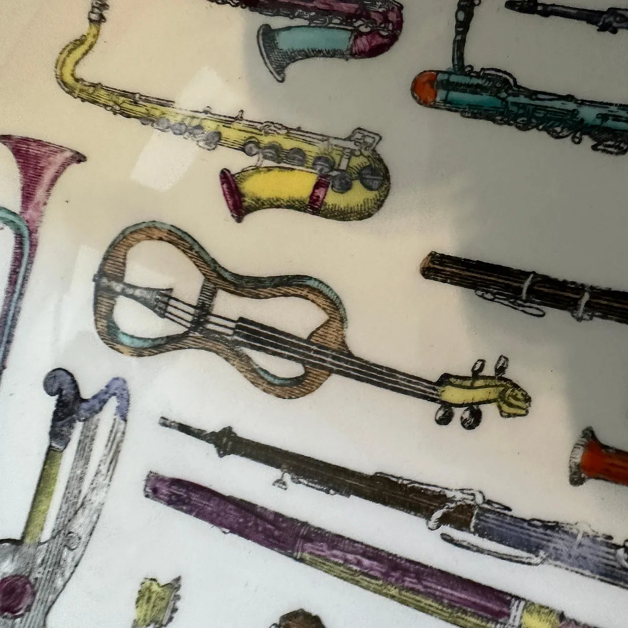 Pair of porcelain plates by Piero Fornasetti, 1960s 5