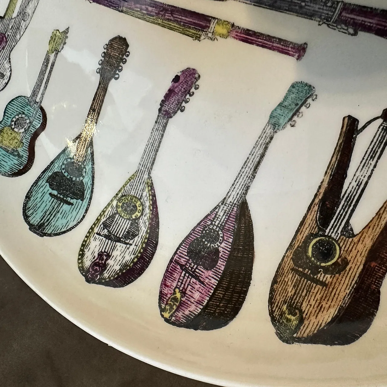 Pair of porcelain plates by Piero Fornasetti, 1960s 8