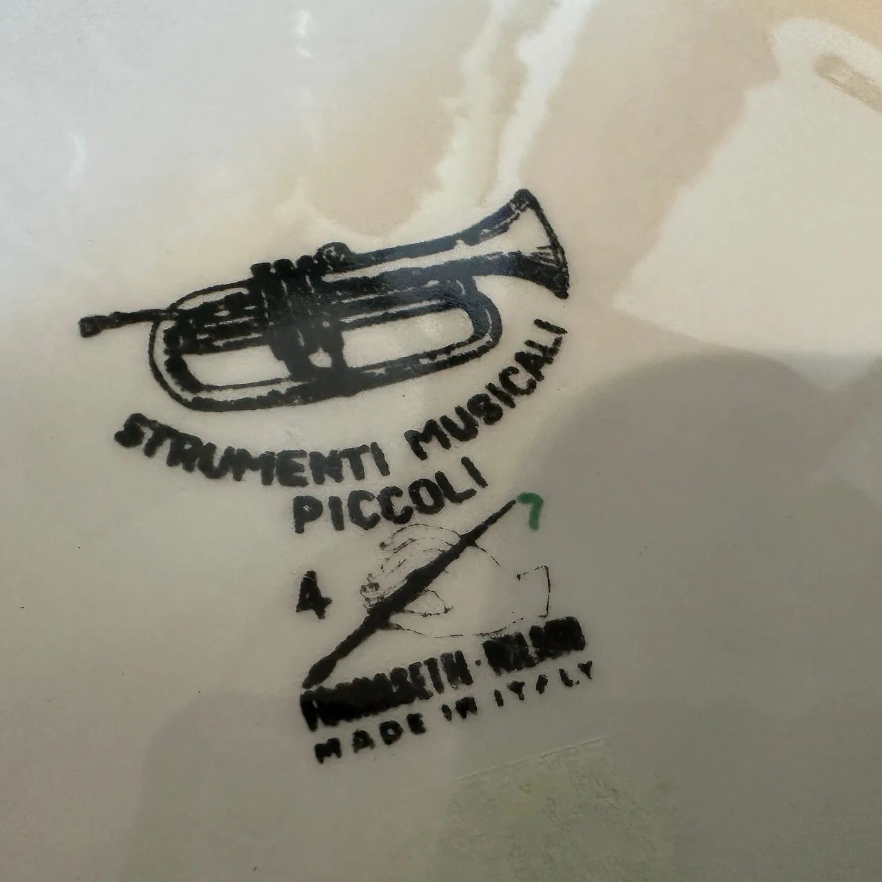 Pair of porcelain plates by Piero Fornasetti, 1960s 10