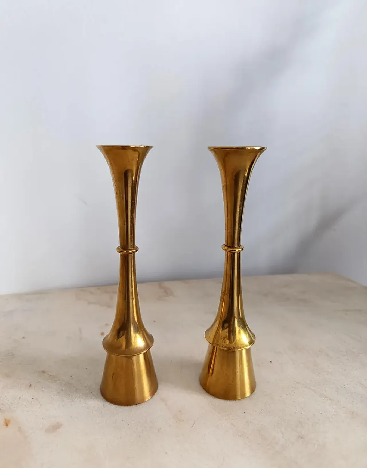 Jens Harald Quistgaard attr.,  Mid-century Danish Candle Holders, 1960 3