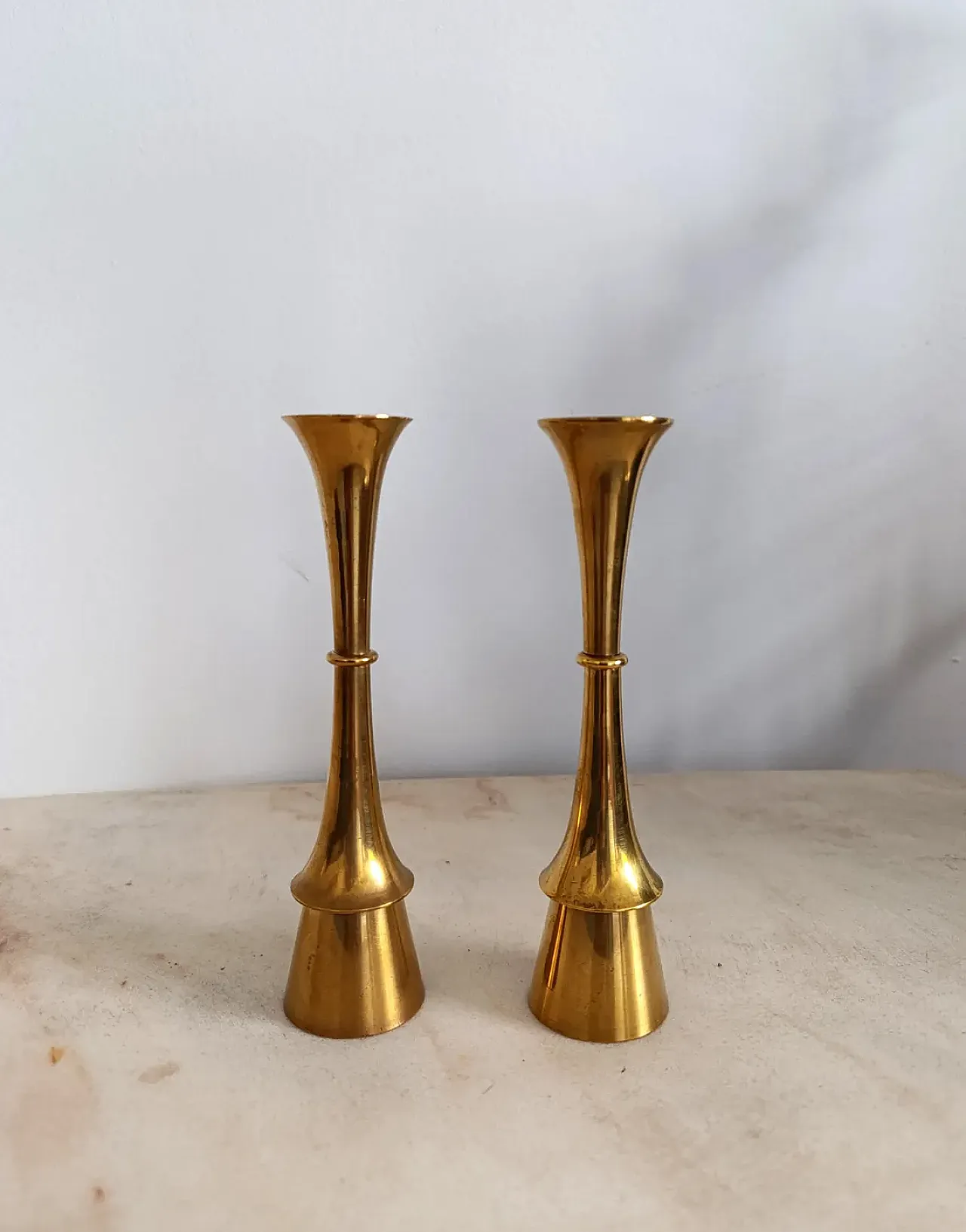 Jens Harald Quistgaard attr.,  Mid-century Danish Candle Holders, 1960 4