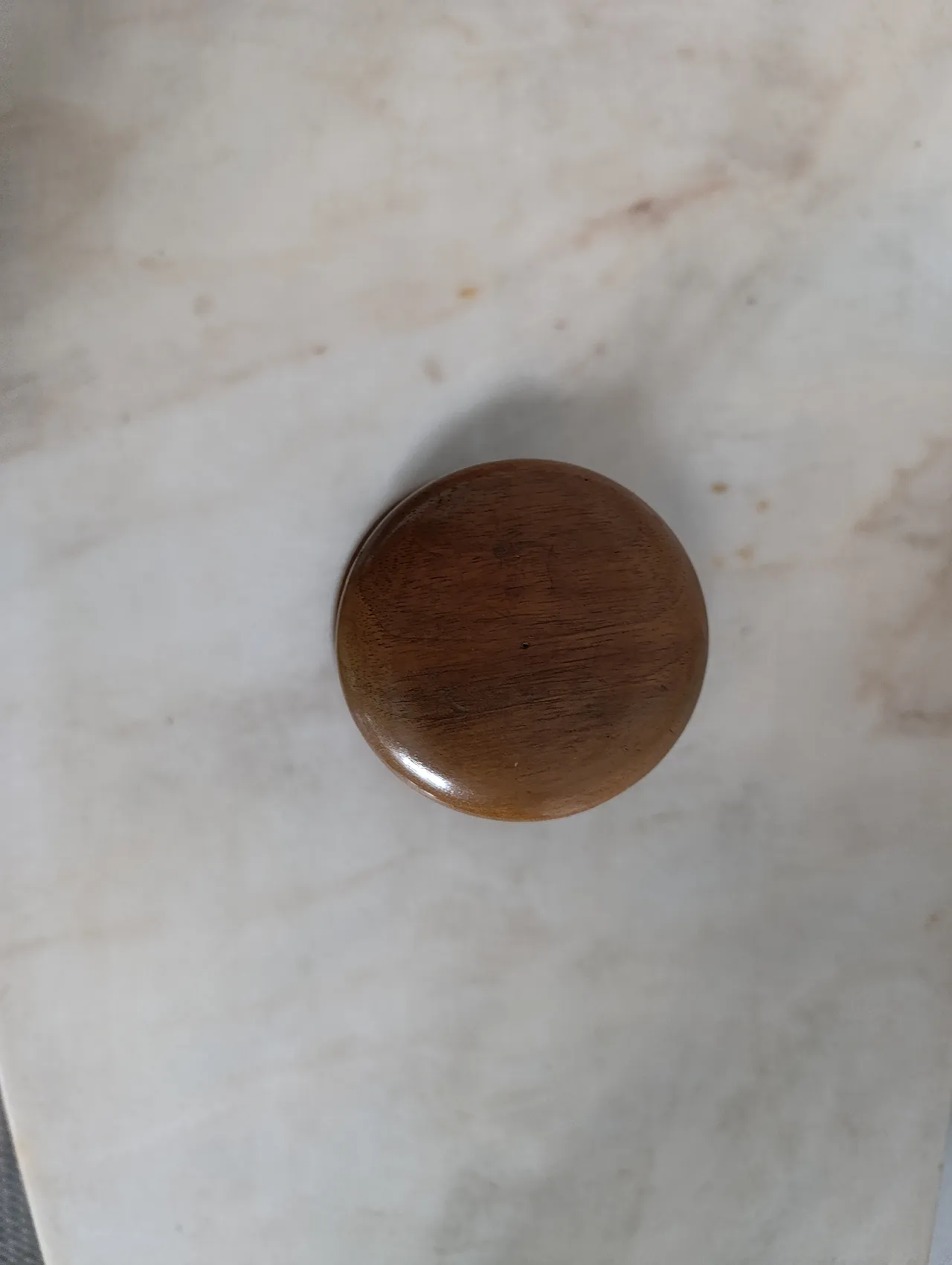 Porta cappello da tavolo inglese in legnoc, anni '30 2