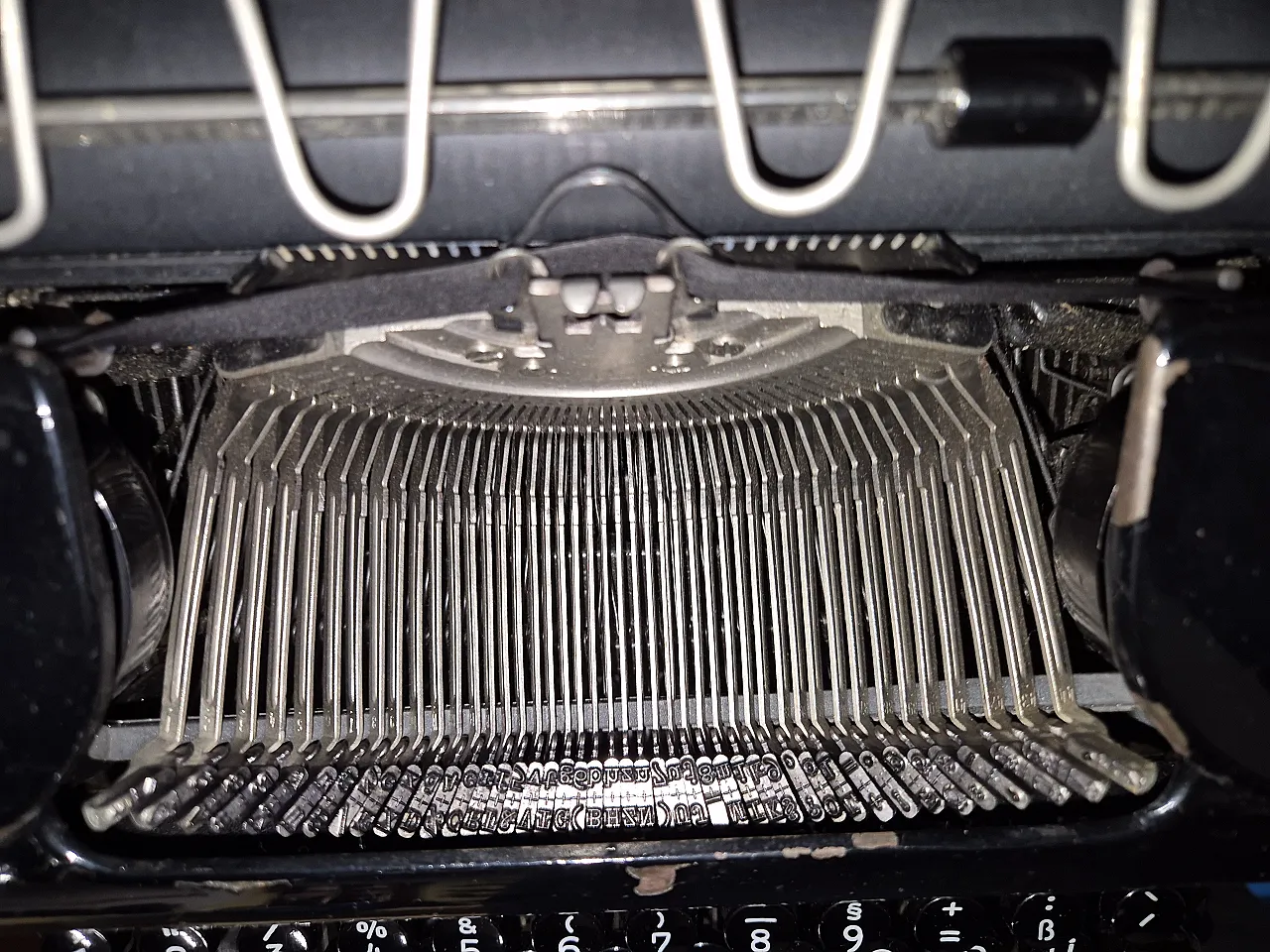 Macchina da scrivere Olympia, col. Von Stauffenberg, primo '900 3