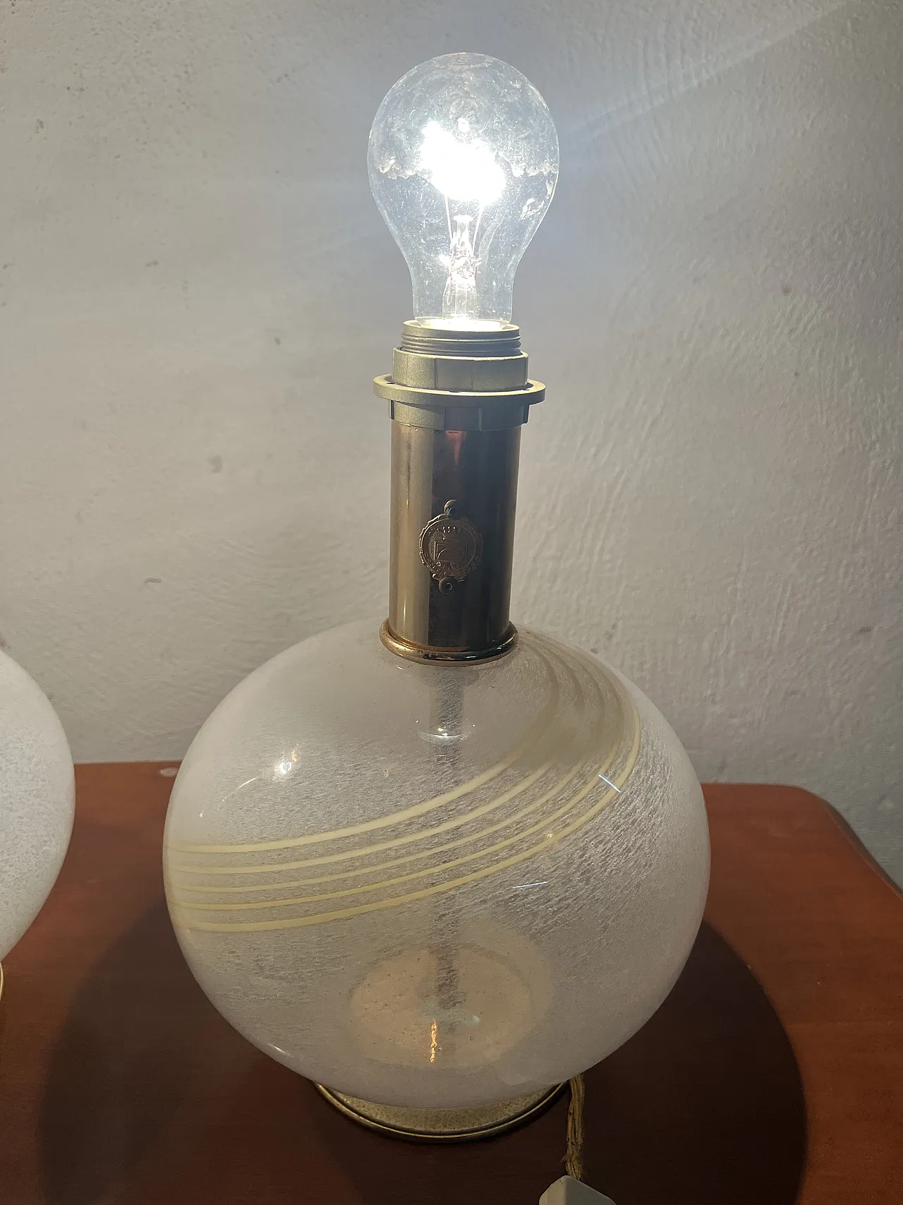 Pair of Murano lamps, 70s 3