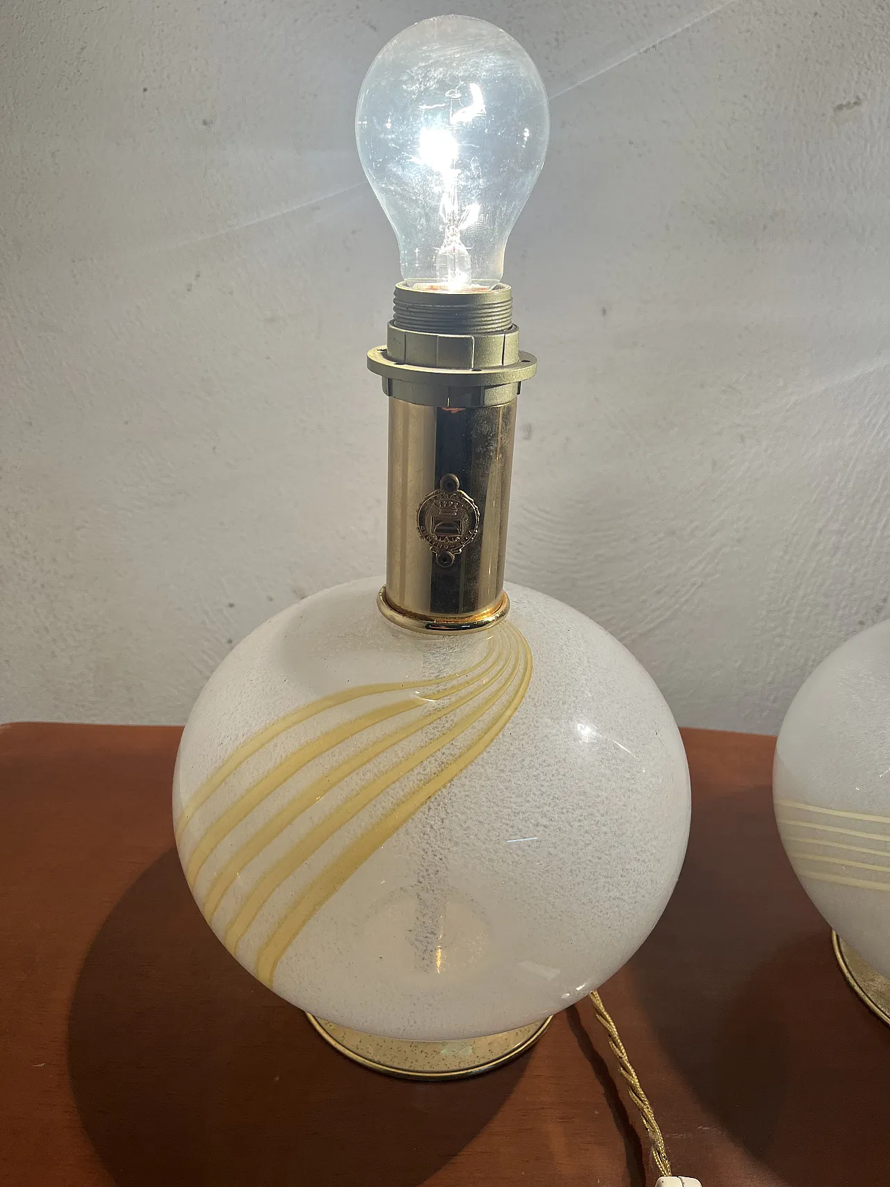 Pair of Murano lamps, 70s 4