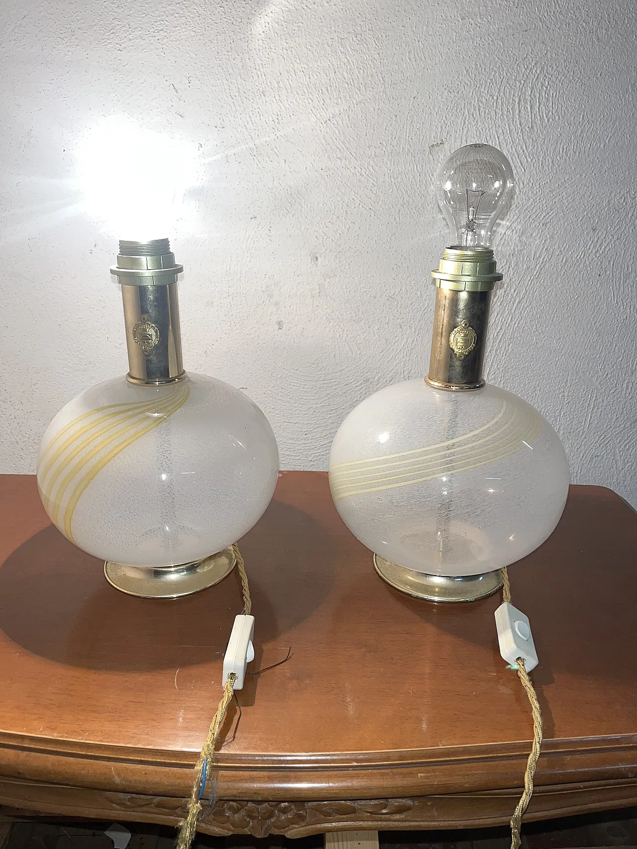 Pair of Murano lamps, 70s 6