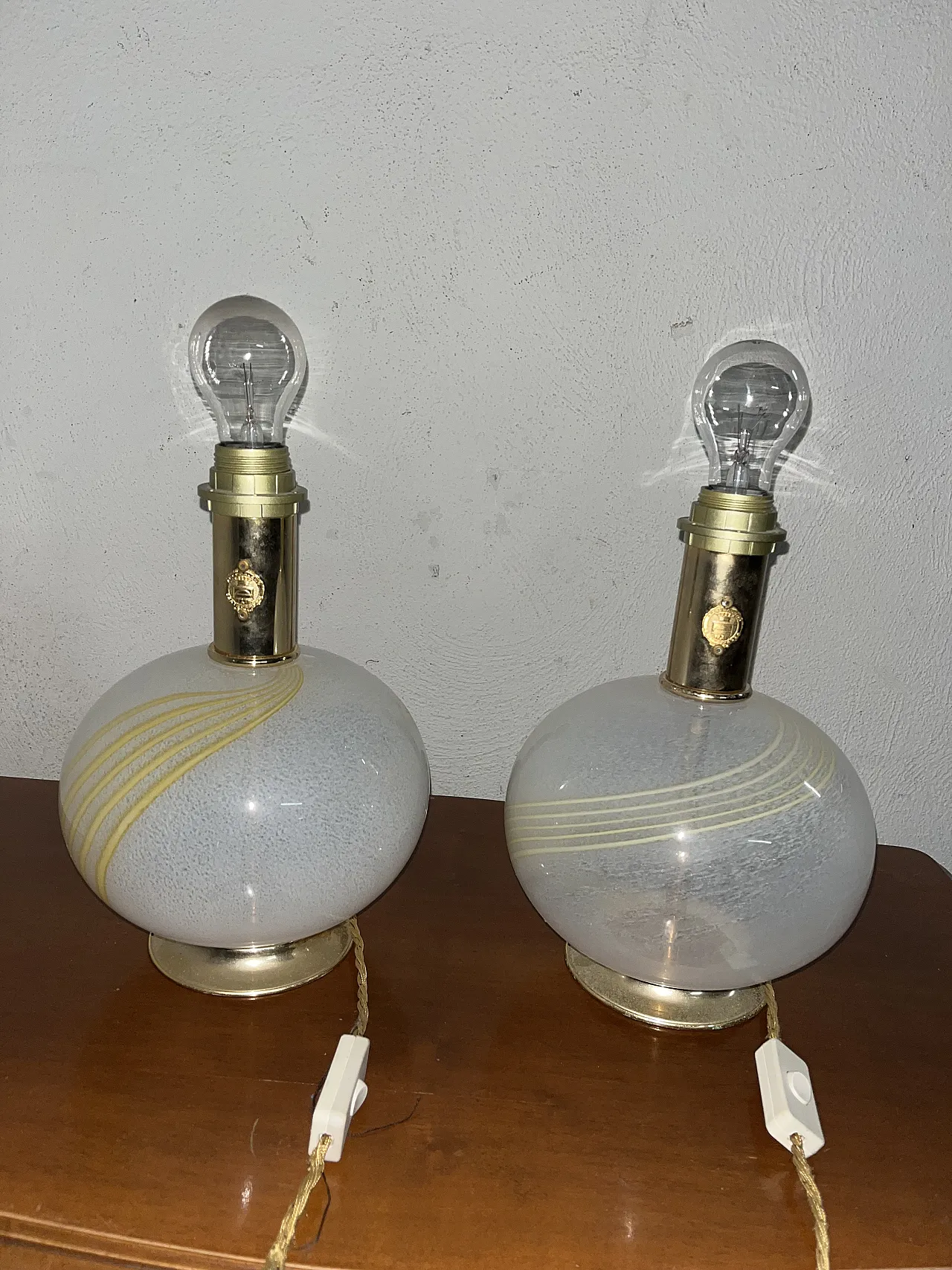 Pair of Murano lamps, 70s 7