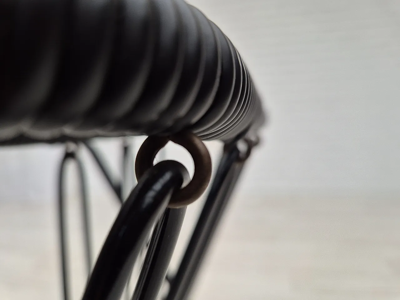 Scandinavian side table in glass, 70s 3