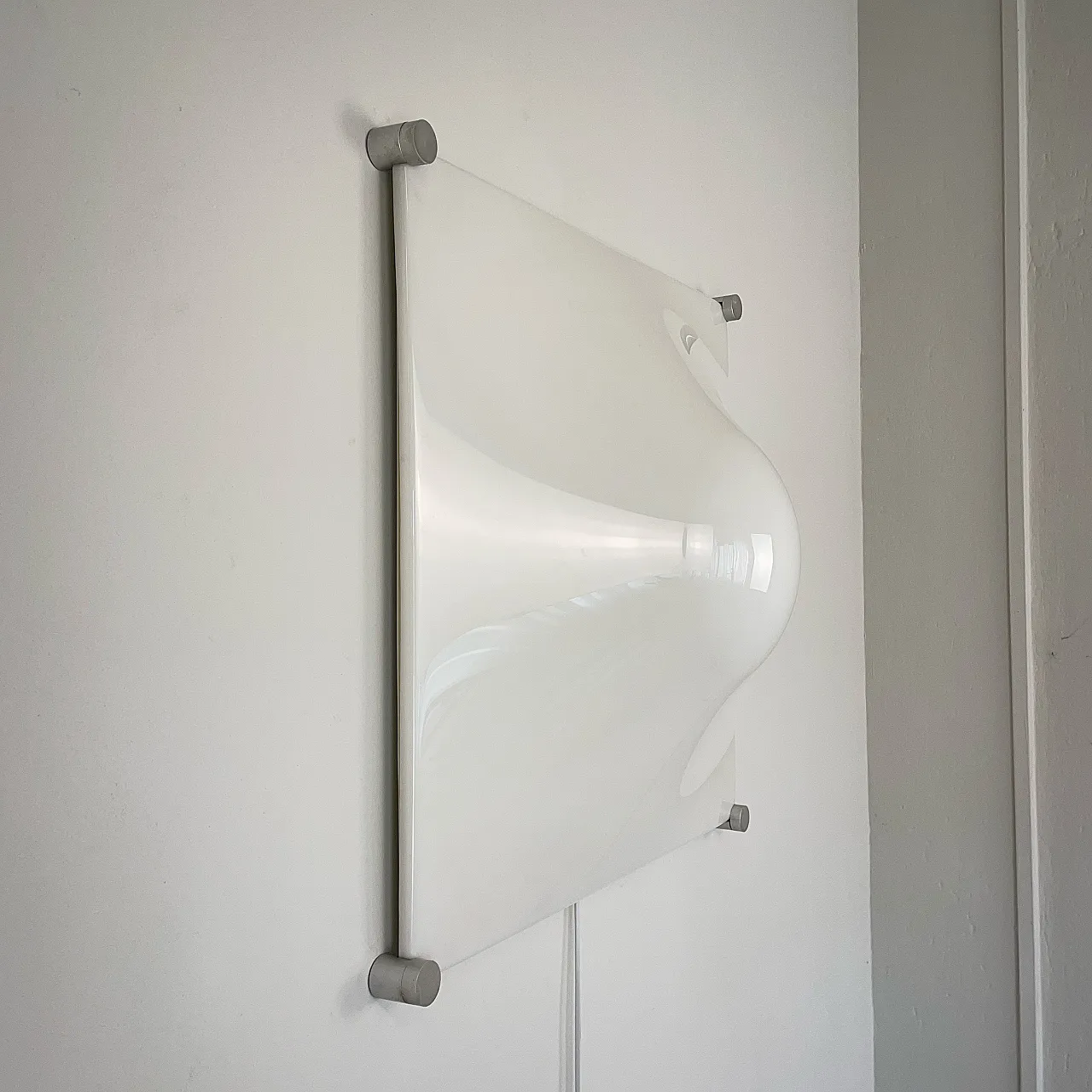 Bolla wall or ceiling lamp by Martinelli (cm60x60), 1960s 2