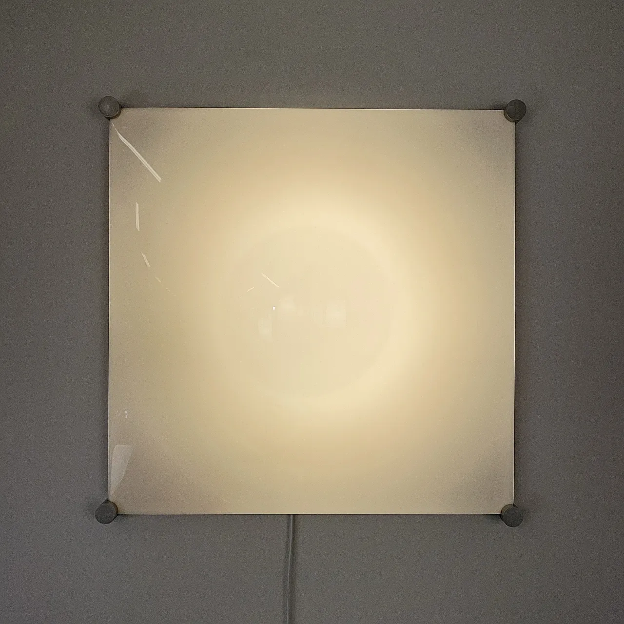 Bolla wall or ceiling lamp by Martinelli (cm60x60), 1960s 5