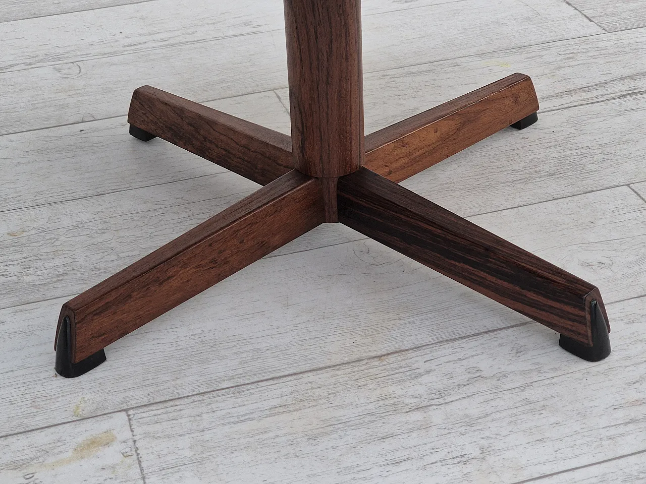 Adjustable and swivelling footstool by Madsen & Schubell, 1970s 4