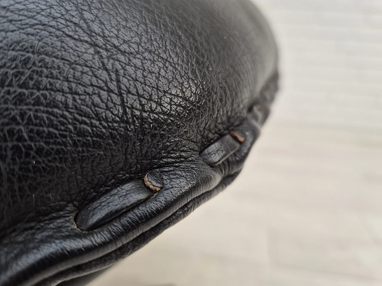 Adjustable and swivelling footstool by Madsen & Schubell, 1970s 5