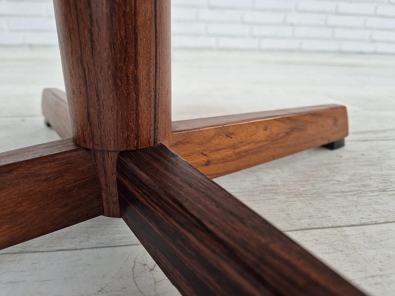 Adjustable and swivelling footstool by Madsen & Schubell, 1970s 7