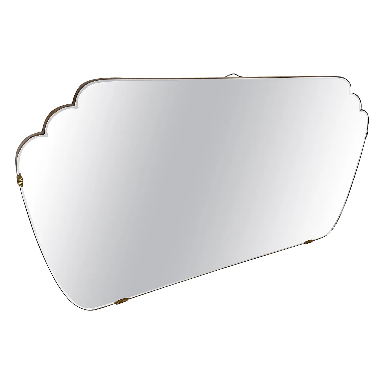 Specchio da parete orizzontale di Gio Ponti, anni '50 1