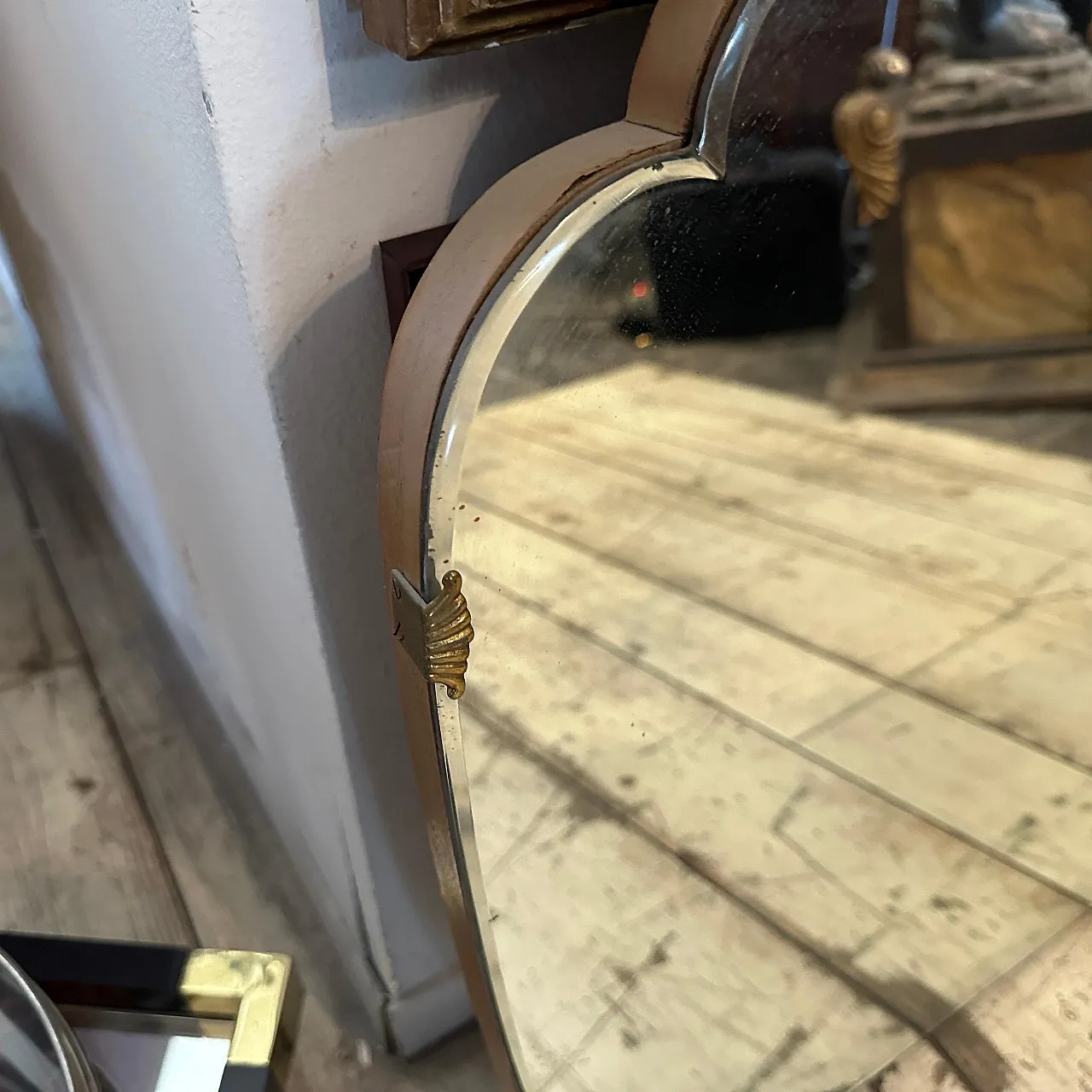 Specchio da parete orizzontale di Gio Ponti, anni '50 2