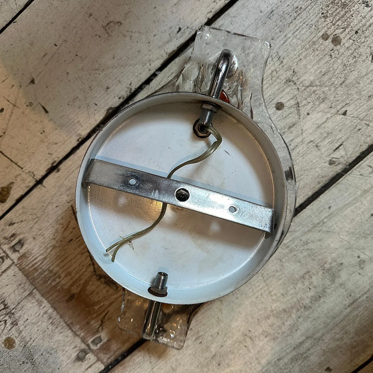 Coppia di applique in vetro di Murano di Mazzega, anni '70 7