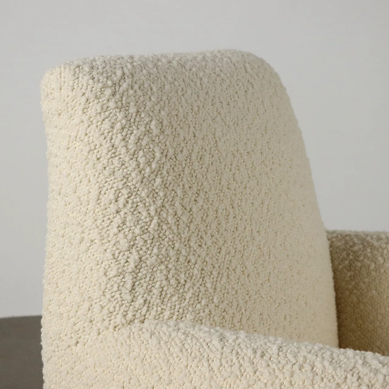 Metal and fabric armchair, mid-20th century 5