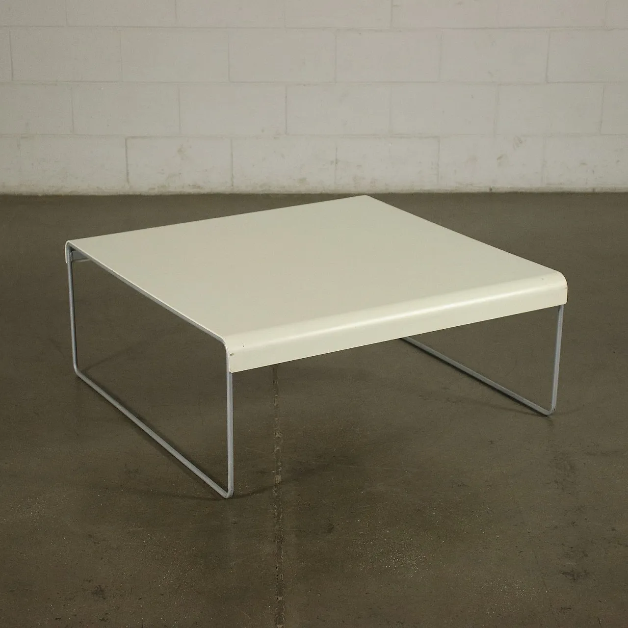 Coffee Table Zap Piero Lissoni For Cassina Metal Aluminium Italy 1990s 1