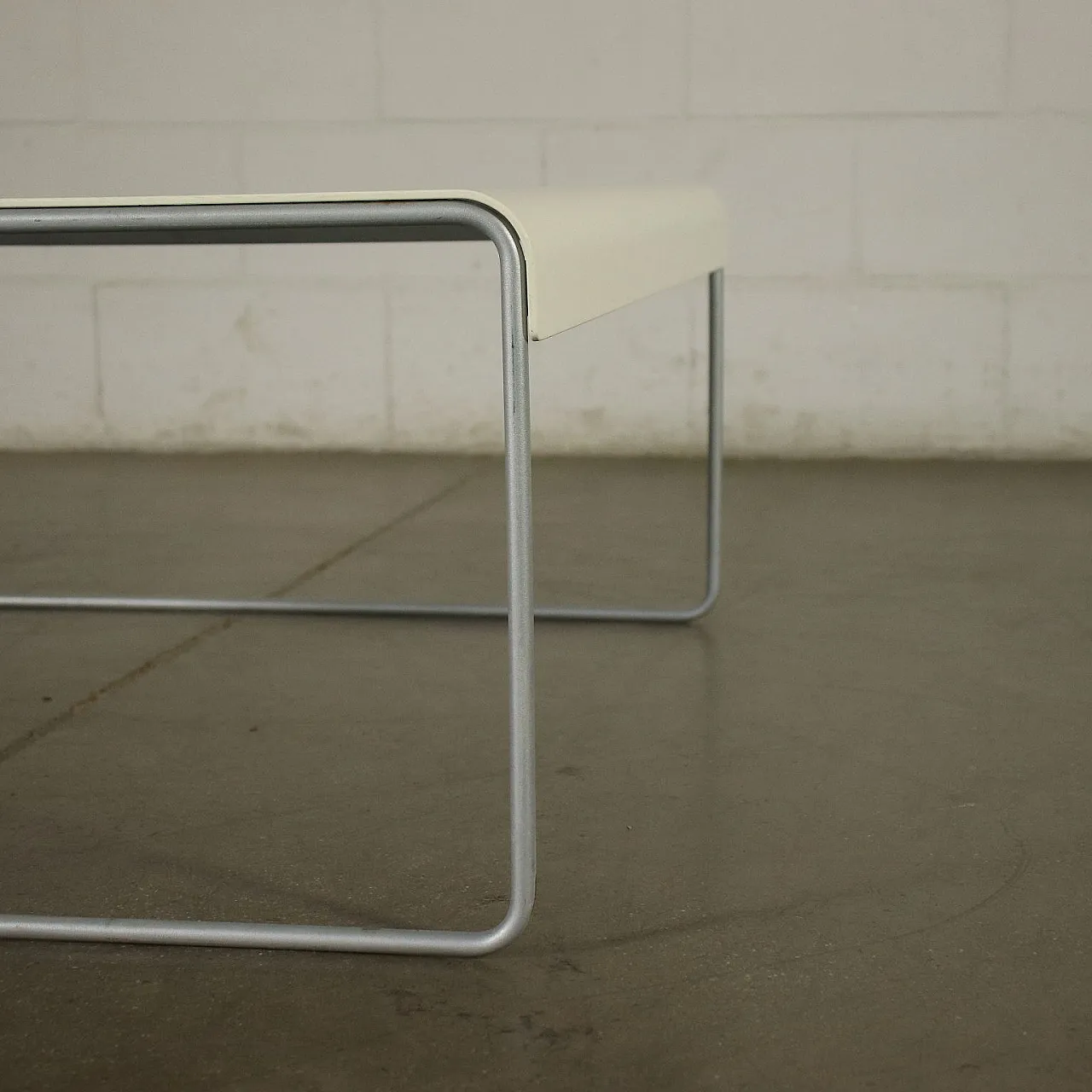 Coffee Table Zap Piero Lissoni For Cassina Metal Aluminium Italy 1990s 4