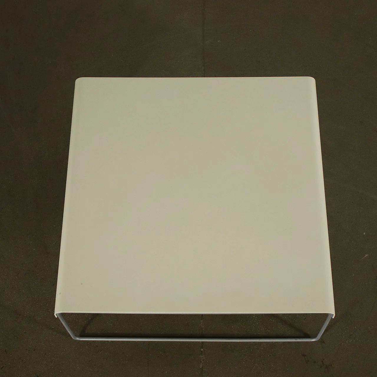 Coffee Table Zap Piero Lissoni For Cassina Metal Aluminium Italy 1990s 7