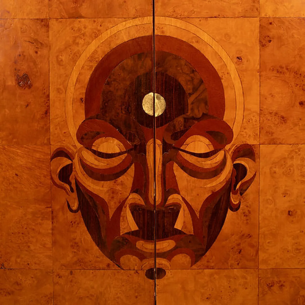 Mobiletto bar in legno di Jacques Leo per JF Gallery, anni 2000 4