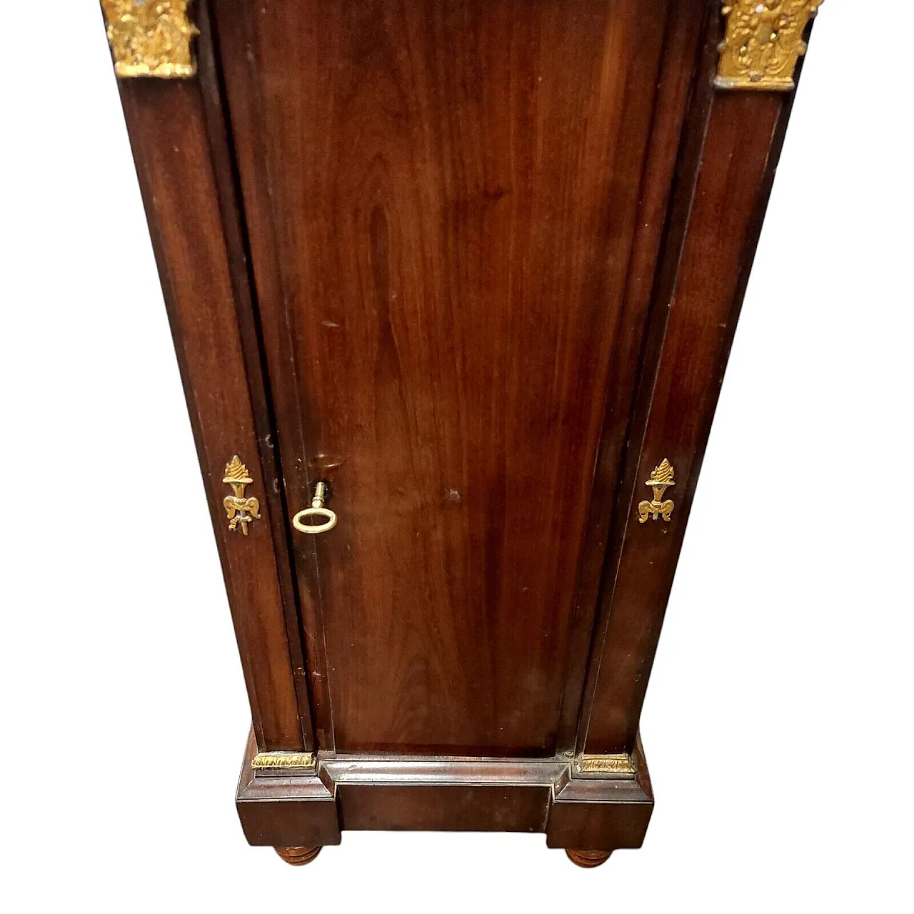 Napoleon III column cabinet in mahogany and marble, 19th century 5