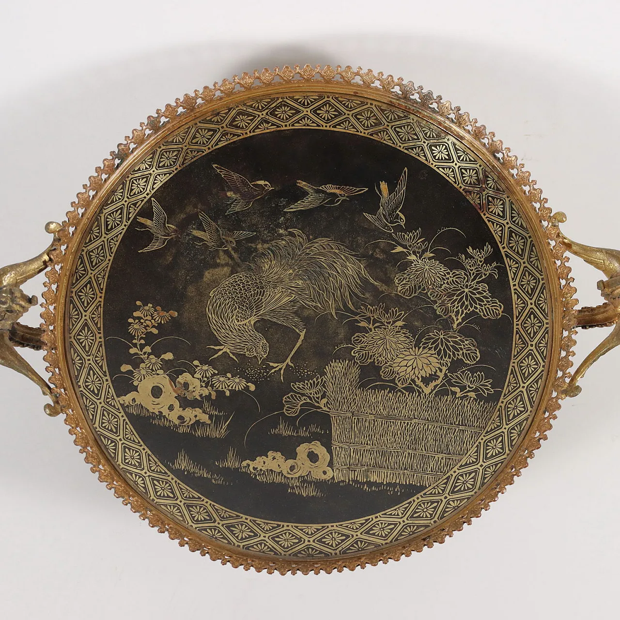 Alzatina in Bronzo Dorato 3