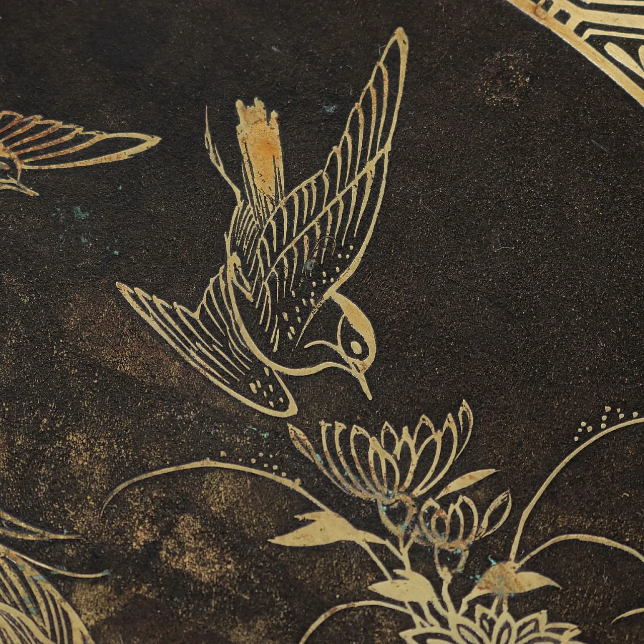 Alzatina in Bronzo Dorato 5