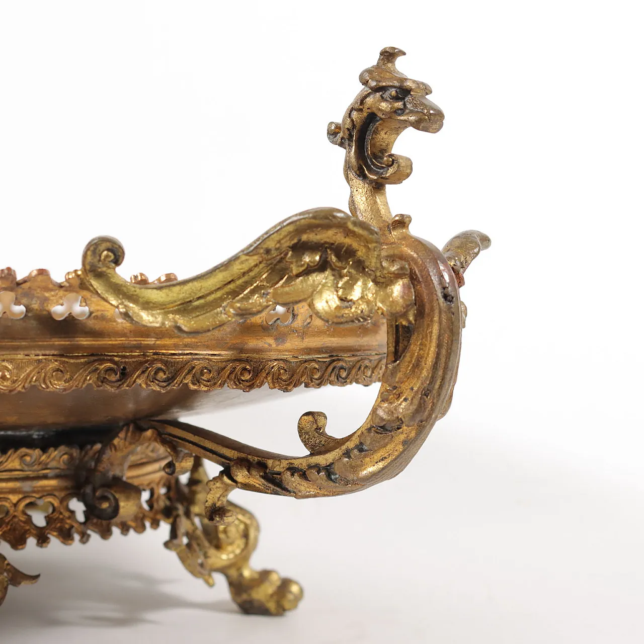 Alzatina in Bronzo Dorato 7