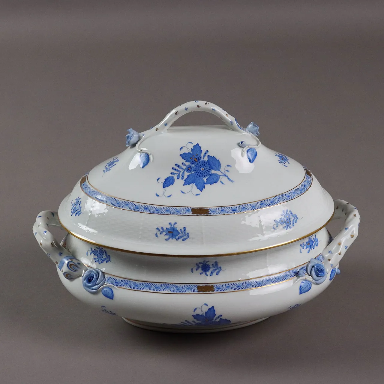 Servizio di piatti Herend in porcellana  per candida Tupini, '900 3