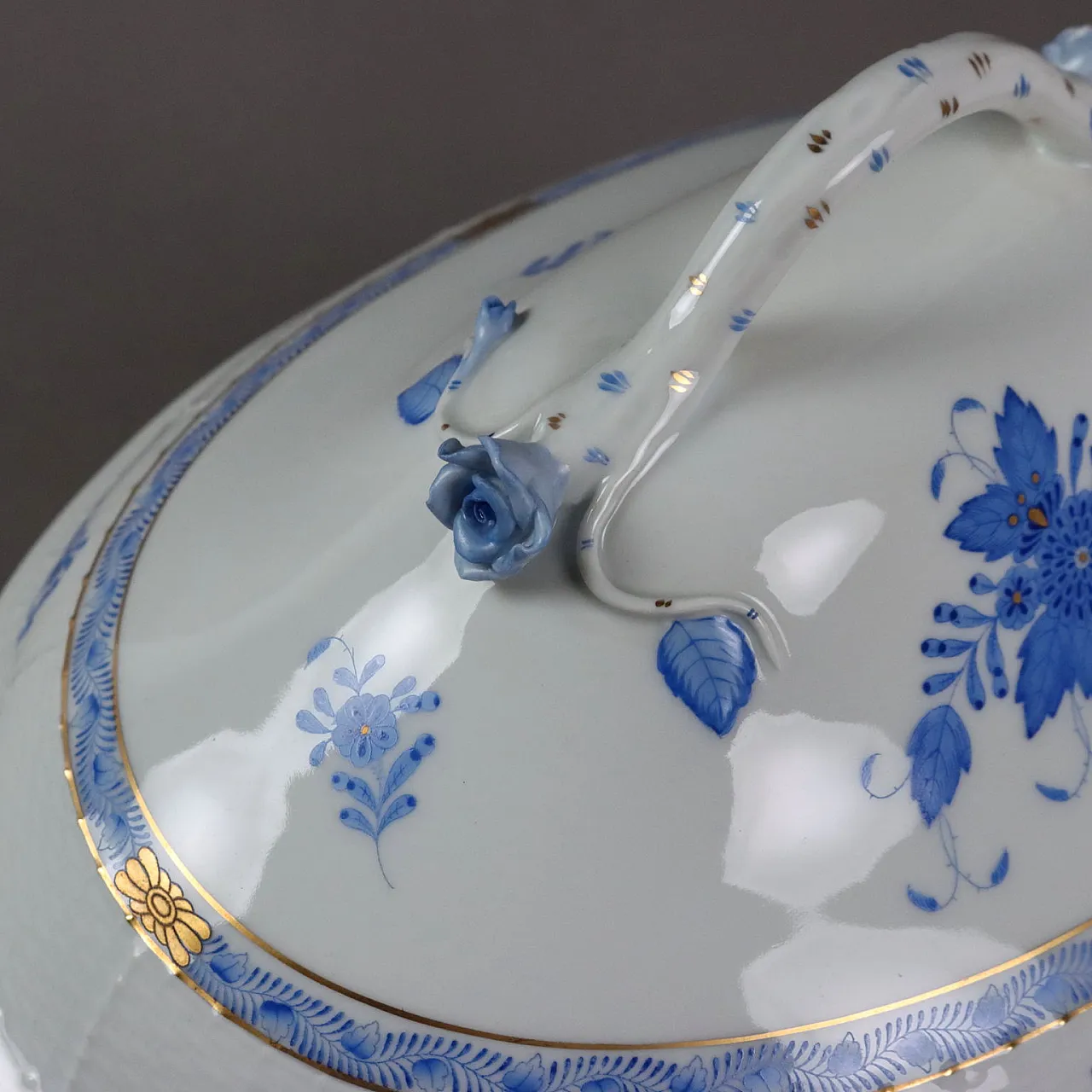 Servizio di piatti Herend in porcellana  per candida Tupini, '900 4