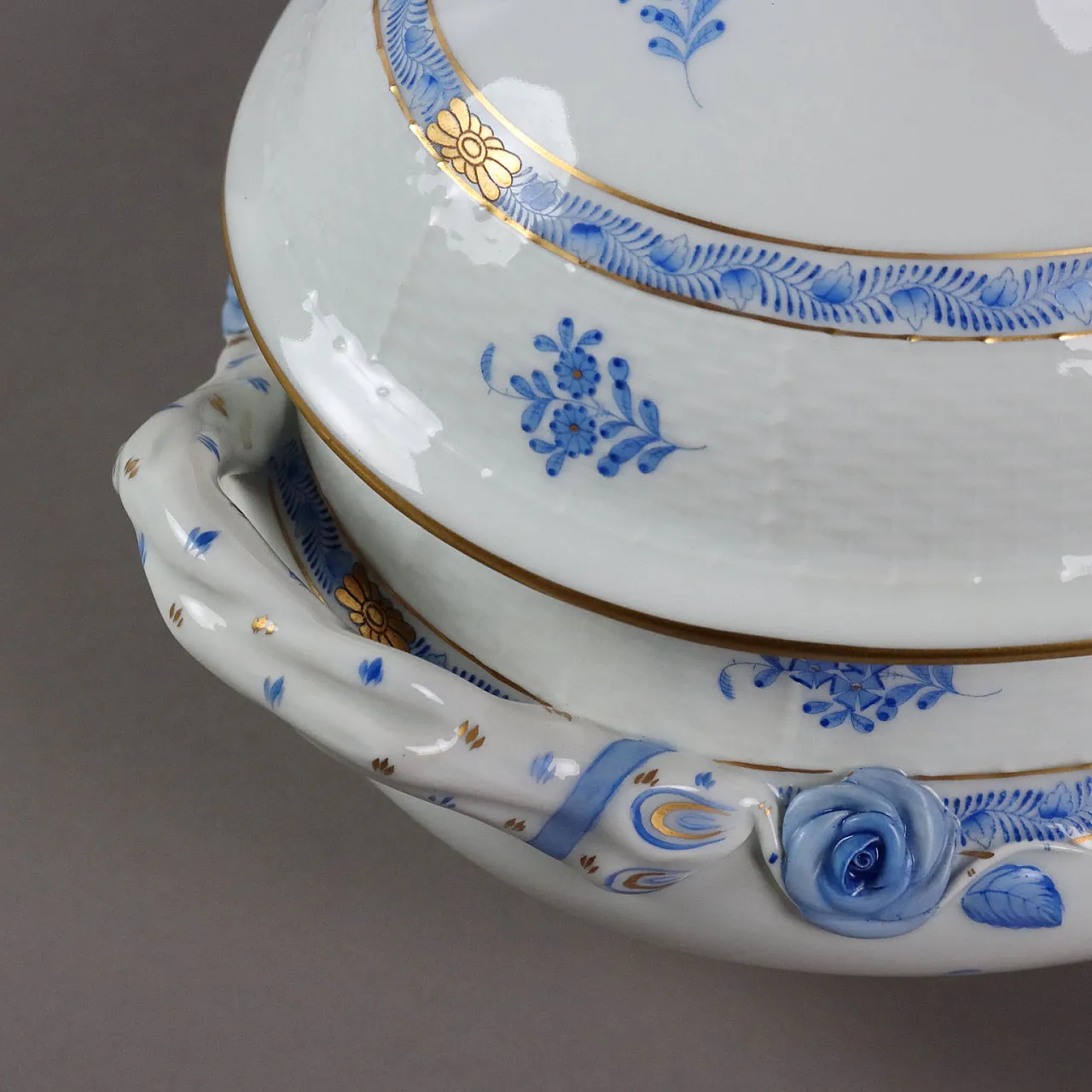 Servizio di piatti Herend in porcellana  per candida Tupini, '900 5