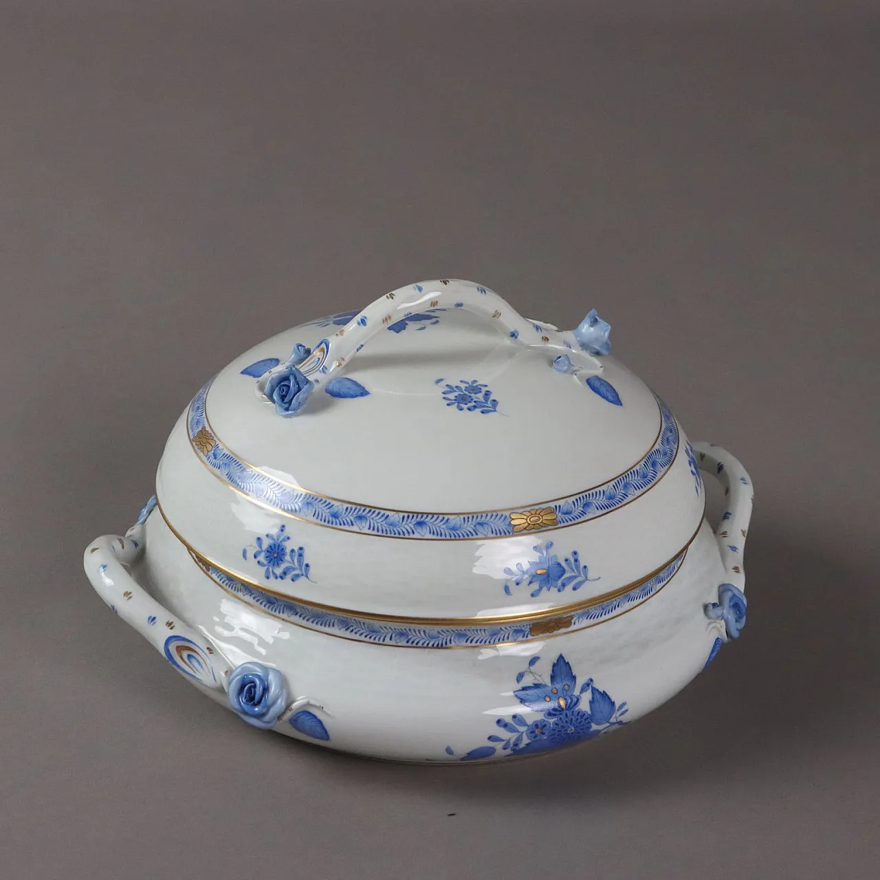 Servizio di piatti Herend in porcellana  per candida Tupini, '900 7