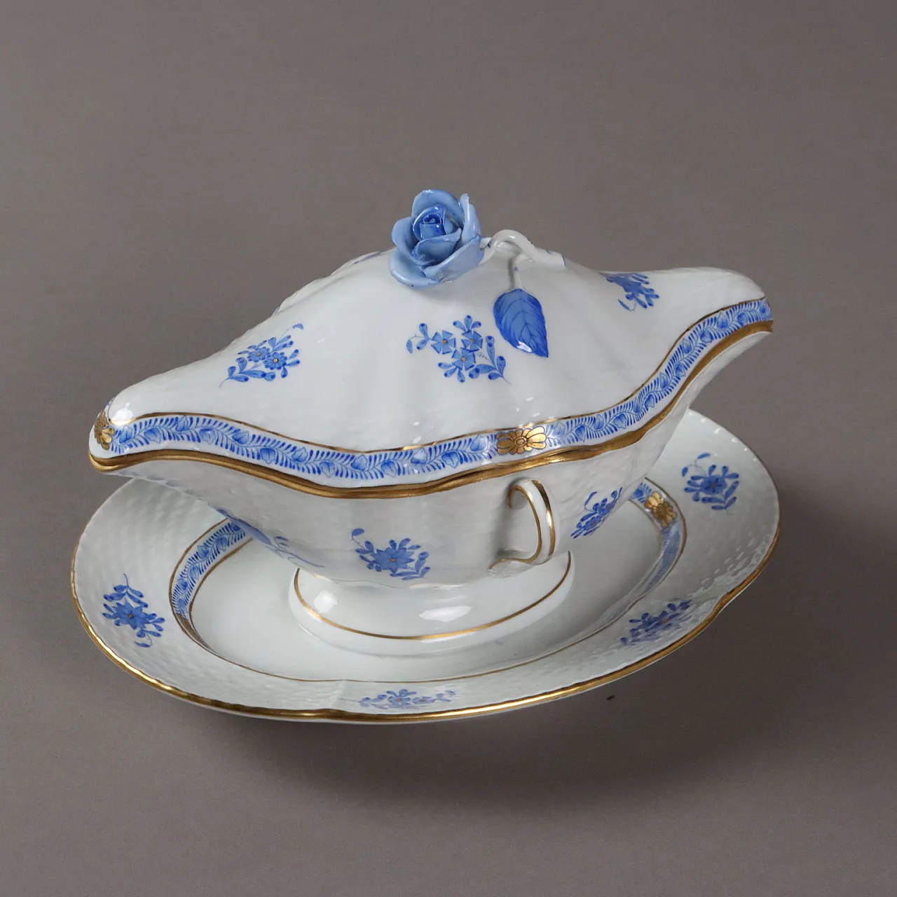 Servizio di piatti Herend in porcellana  per candida Tupini, '900 8