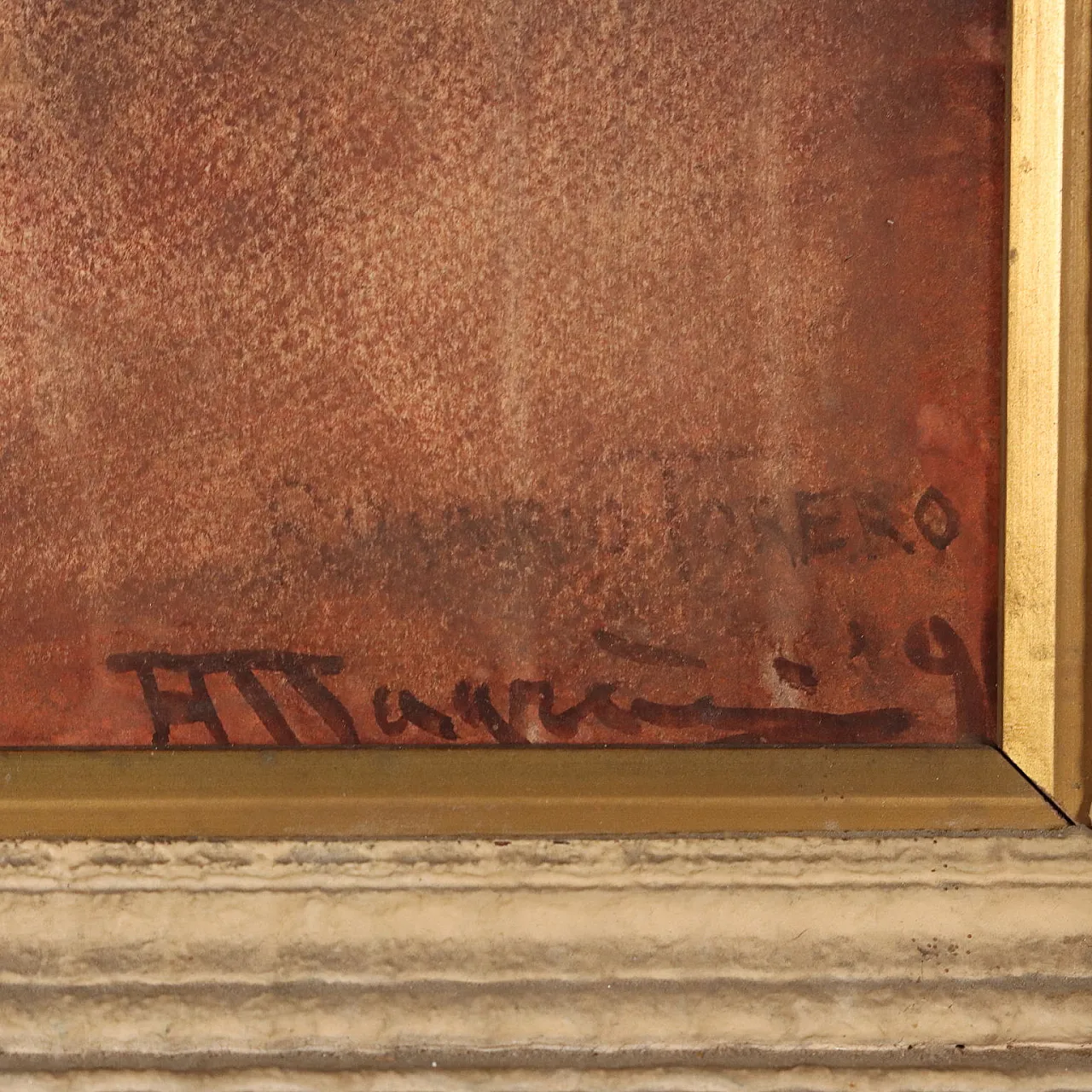 Adolfo Magrini, Ballerina, mixed media on cardboard, 1896 10