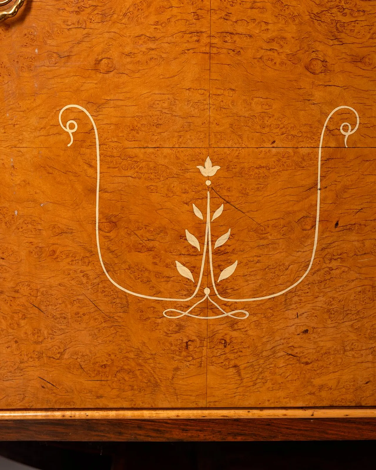 Credenza in legno e vetro, anni '30 12