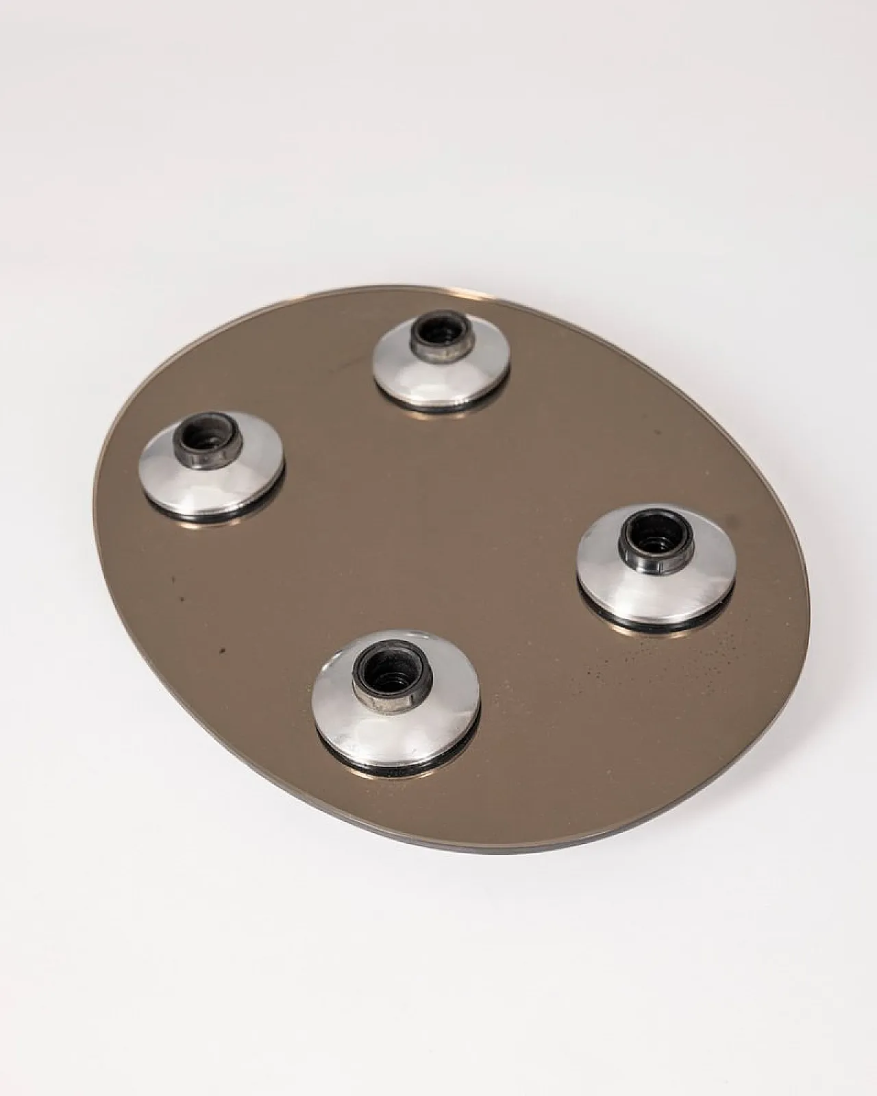 Wall ceiling lamp in glass, 1960s 1