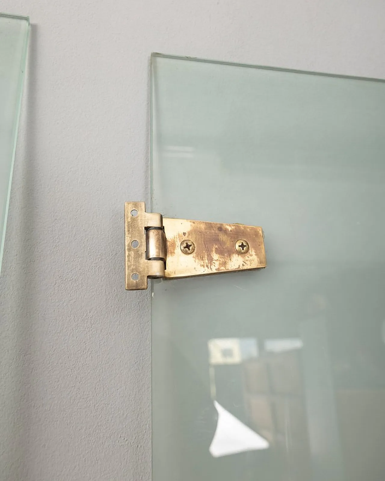 4 glass and brass doors by Fontana Arte, 1960s 9