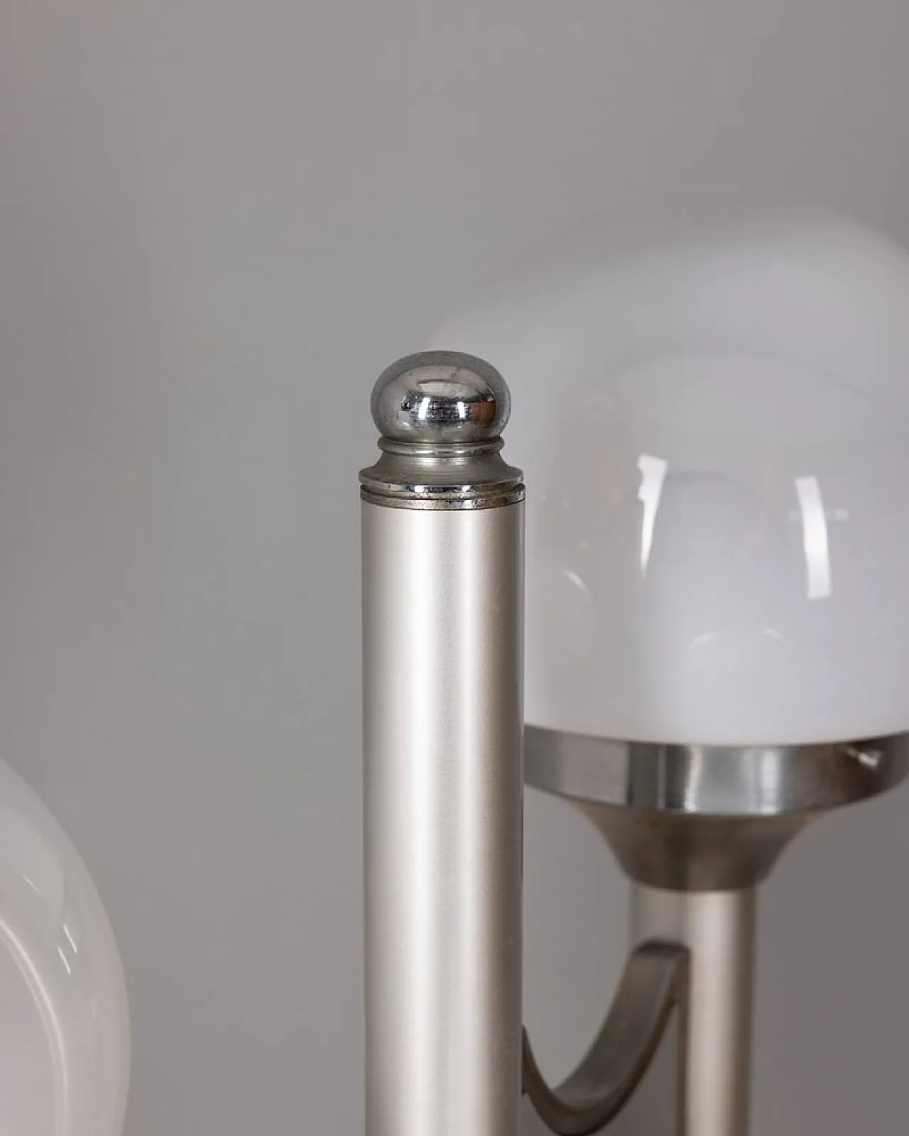 Lampada da terra a tre luci in vetro di Sciolari, anni '70 6