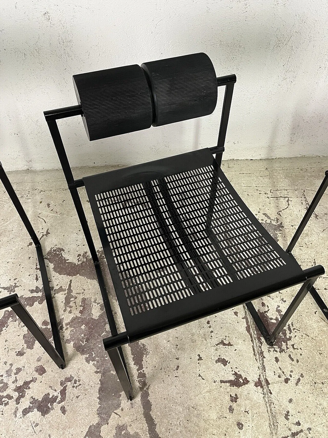 4 Sedie Prima di Mario Botta per Alias, anni '80 4