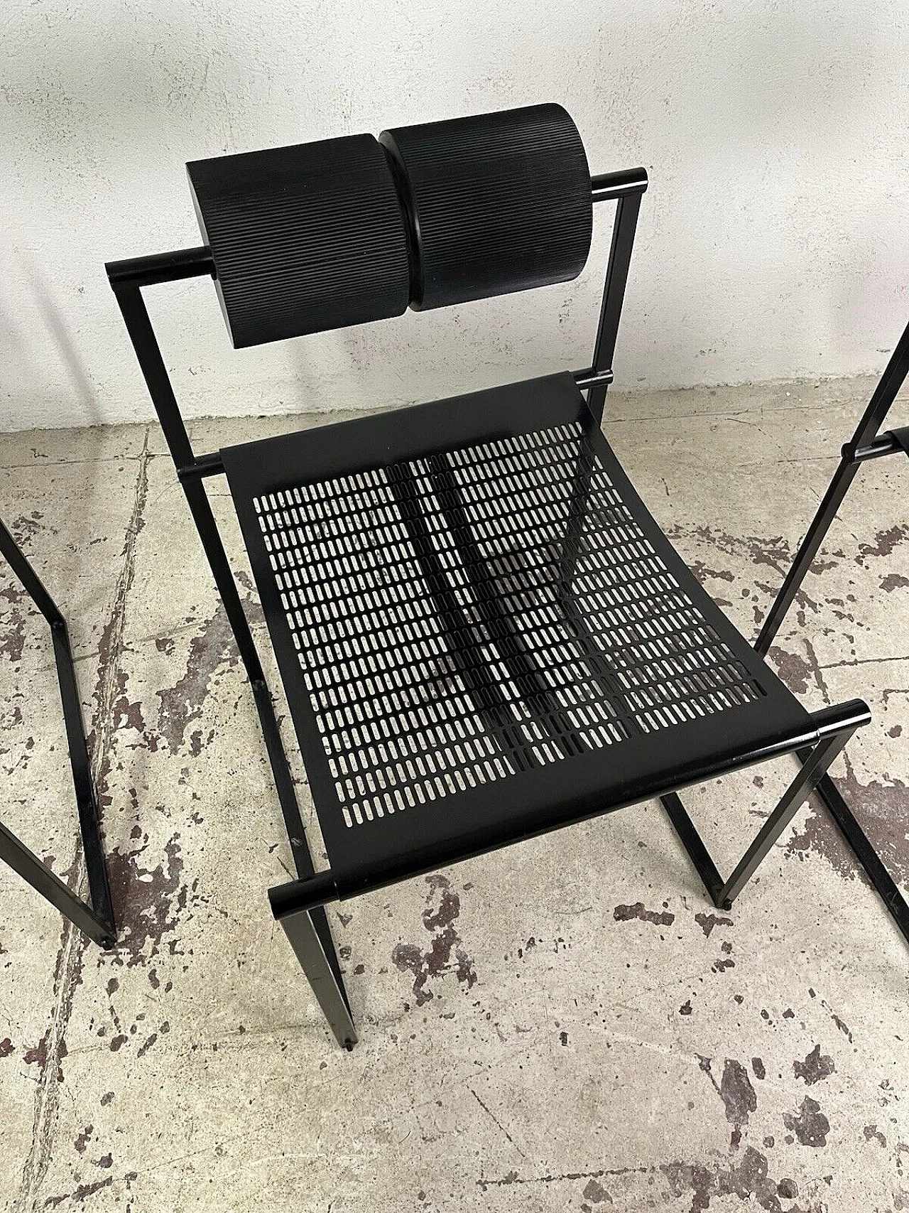 4 Sedie Prima di Mario Botta per Alias, anni '80 5