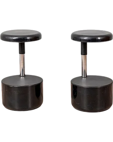 Pair of golf stools by Lucci and Orlandini for Velca, 1970s