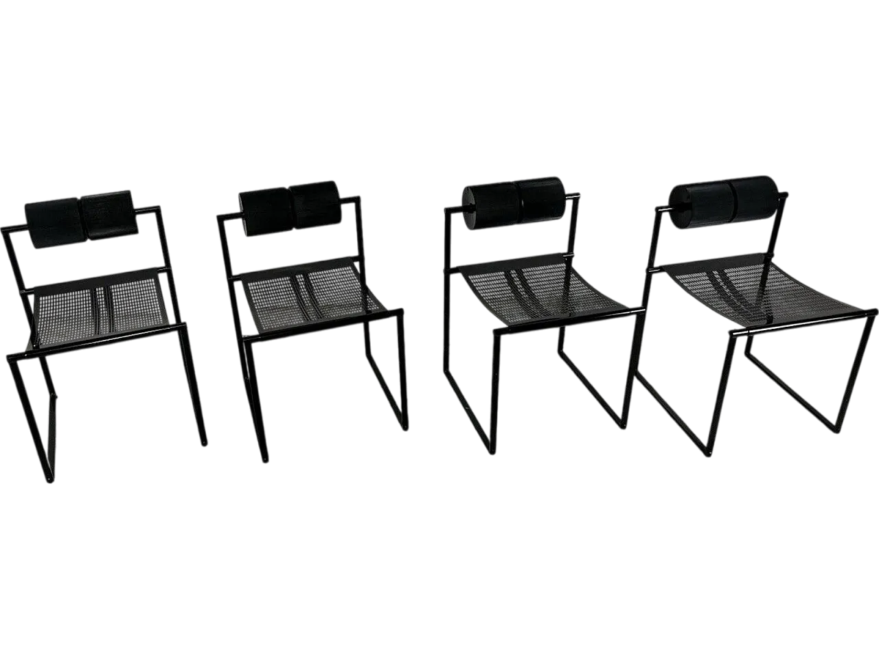 4 Sedie Prima di Mario Botta per Alias, anni '80 18