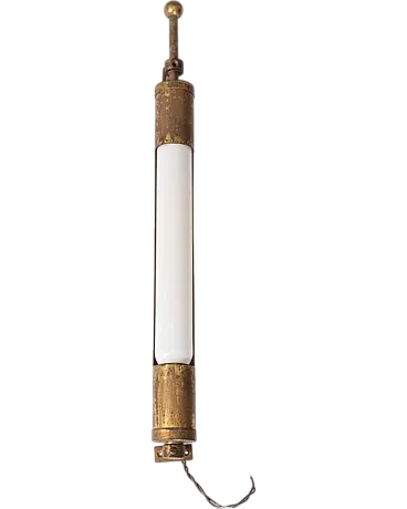 Lampada da parete in ottone regolabile, anni '40